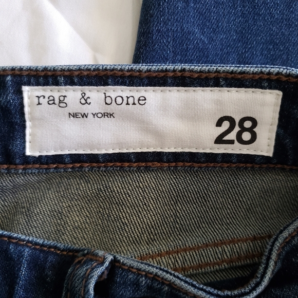 Rag & Bone Womens Mid Rise Skinny Jeans Size 28 - Picture 4 of 12